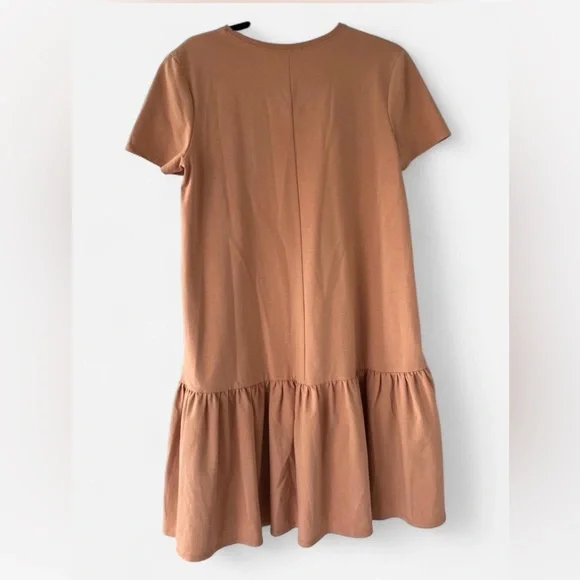 Zara Apricot Skater Knee Length Dress - Picture 2 of 2